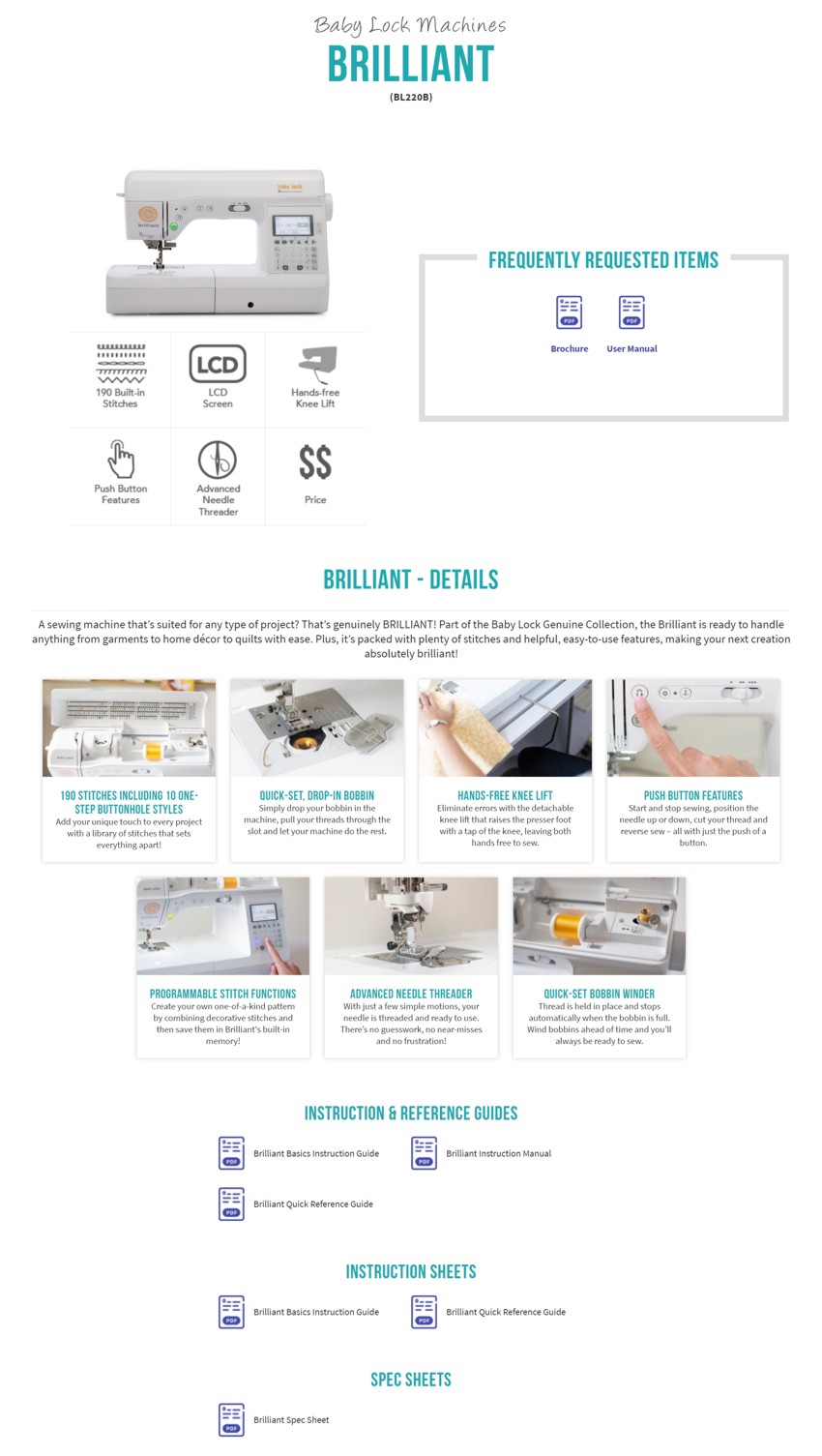 Baby Lock Brilliant